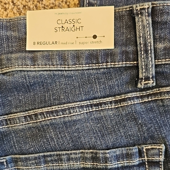 Maurices Dark Blue Straight Leg Jeans - Picture 2 of 6